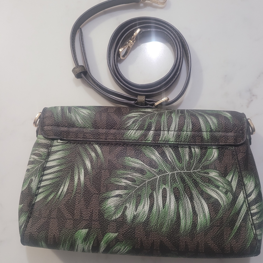 Michael Kors Green and Brown Shoulder Bag - Picture 5 of 5